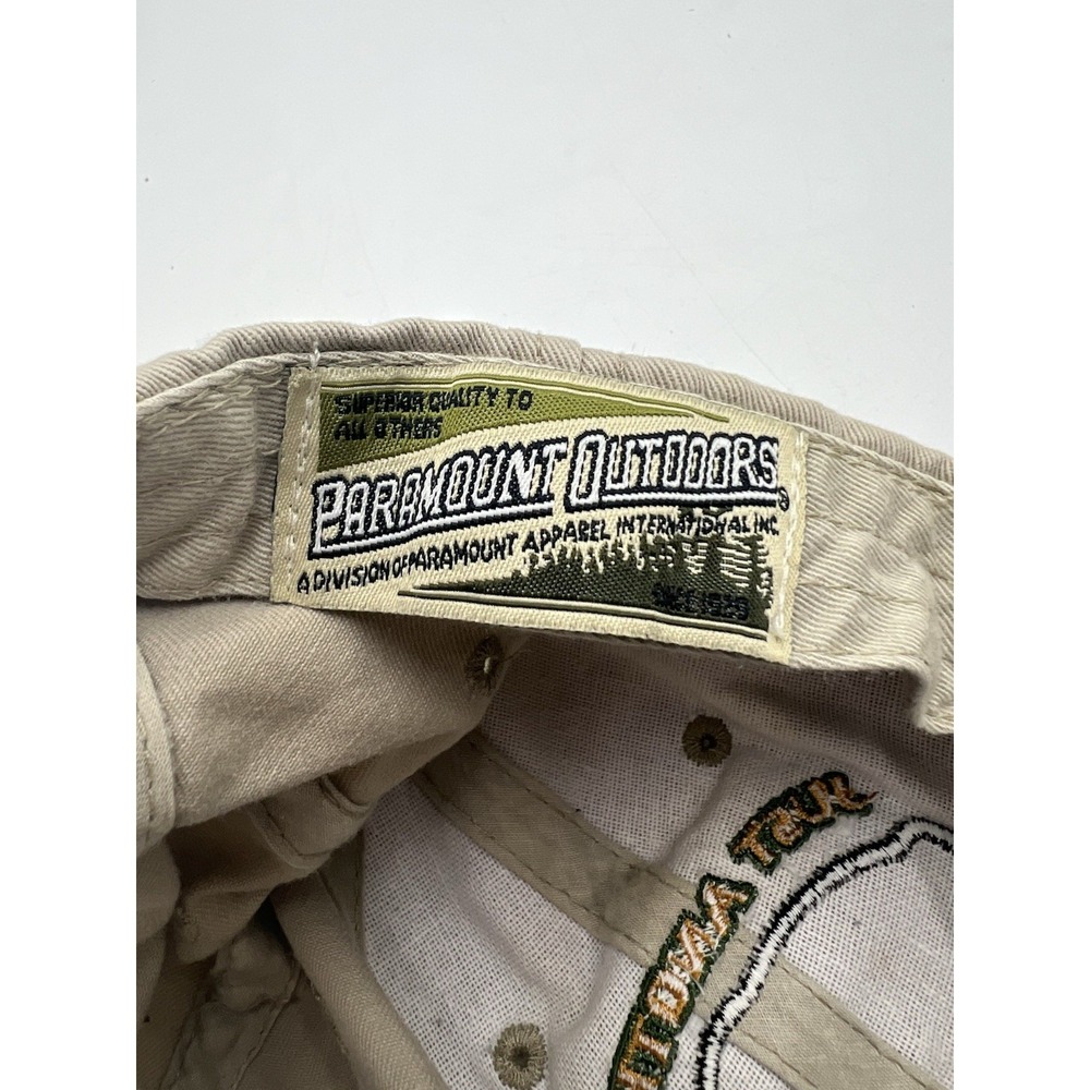 Just Another Crappie Day Strapback Hat Brown One Size Paramount Outdoors - Picture 6 of 6